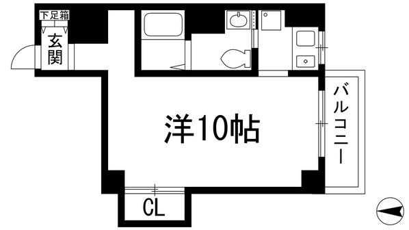 バイオレットコーポの物件間取画像